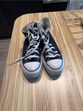 Converse Black and White High-Top Sneakers